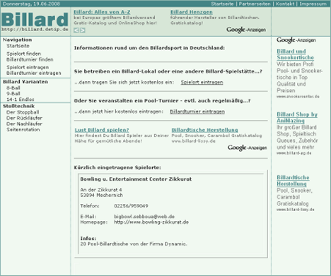 Billard-Sport
